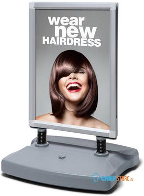 Windtalker® Excel Plastic Voet Zilver 50 X 70 cm - WTR50X70