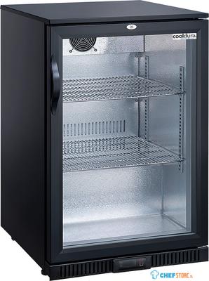 Barkoeling Met Glazen Deur - 128 Liter - Cooldura CBB1D 1