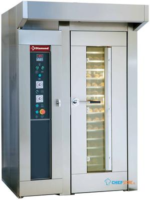 Diamond Oven voor bakkerij en banketbakkerij, ronddraaiend, 15 of 18 Niv. (450x650 mm of 500x700 mm) | FRM/4E-F 1