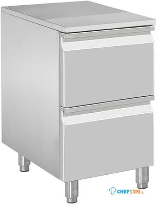 Meubel Voor Deegbollen, 2 Neutrale Laden (8x Bakken 600x400), Diamond CATP/P9 1