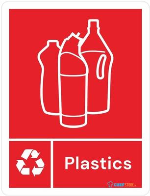 Jantex JB492 Slim Bin Label - Kunststoffen