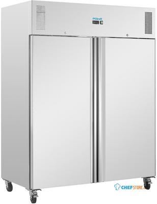 Polar UA053 U-Series Double Door Upright Freezer 1300Ltr