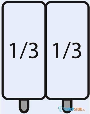 SARO E7/CPCEXC Pasta Mand Set: 2 X 1/3 GN - 423-4010 1