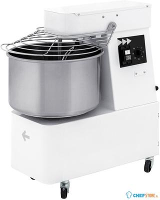 HENDI 222898 Spiraalmixer met vaste kom en 2 snelheden - 48 L, , 128 kg/u, 48L, 400V/2200W, 480x805x(H)850mm