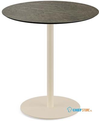 Urban Terrastafel Zand Frame + Midnight Marble HPL 70 cm - Essentials 130031670 1