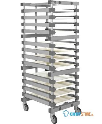 307.298 REA Grey regaalwagen en (600x400mm) 15 etages