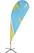 Syna Beachflag Budget Wind en Drop Extra Large - BFB-XL 2