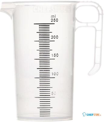 Pro-measures polypropyleen maatbeker 250ml, Pro-Measures FD324