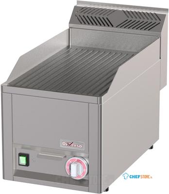 Diverso By Diamond Elektrische Kookplaat, Geribbeld -Top - WR-EPRS-26 1