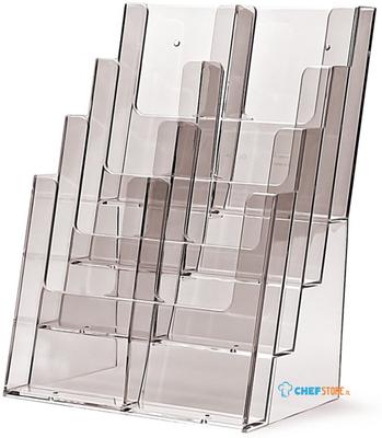 Taymar® Folderhouder Balie/Wand 8x DL Staand - 4C230