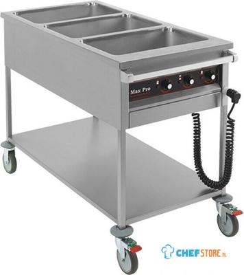 Bain Marie Wagen Gn 1/1X3-200Mm | MaxPro | 921351 1
