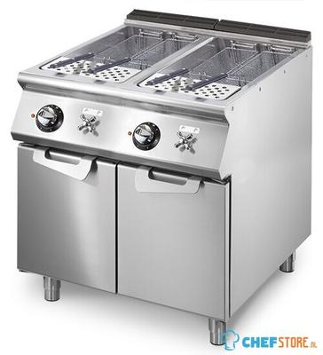 Mastro Electrische Pastakoker, 2 Gn 2/3 Bakken, Capaciteit: 2X 26 Liter, Vaste Verwarmingselementen | VS7080CPES 1