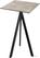 Essentials Infinity Tripod Statafel Zwart Frame + Moonstone HPL 70x70 cm - 140041377 1