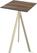 Essentials Infinity Tripod Statafel Zand Frame + Tropical Wood HPL 70x70 cm - 140061277 1