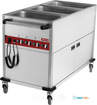 Diamond Verwarmde kar 3 GN 1/1 h 150 mm, 3 temperaturen (op warmkast) | CT331/C 1