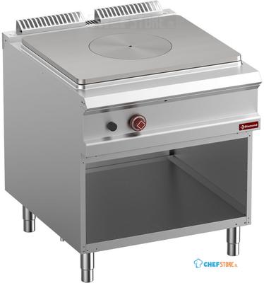 Gasfornuis Met Doorkookplaat Op Open Kast - Diamond G9/TA8-N 1