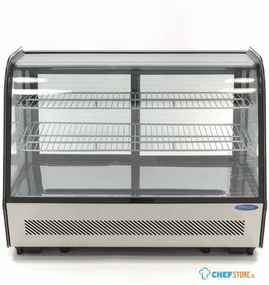 Maxima Gebaksvitrine - 160 L - 88 cm - Schuifdeuren Achter - 09400850