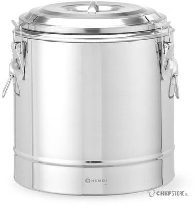 HENDI 708088 Geïsoleerde transportcontainer, , Kitchen Line, 19L, Diameter ⌀ 35 cm - Hoogte 40 cm