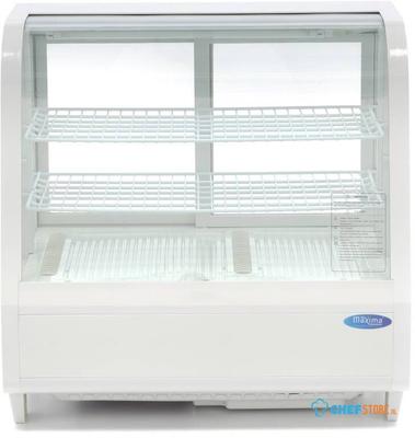 Maxima Gebaksvitrine - 100 L - 68 cm - Wit - 09400836