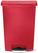 Rubbermaid Slim Jim Front Step pedaalemmer 90ltr rood - GL038 3