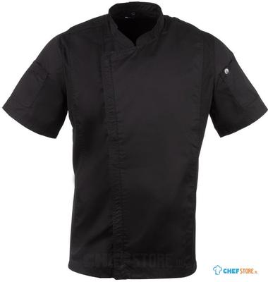 Chef Works Springfield unisex koksbuis met rits zwart XL | B472-XL