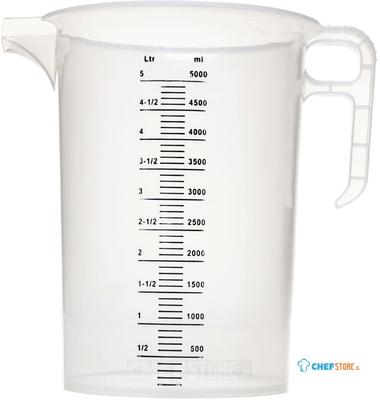 Polypropyleen Maatbeker 5l, Pro-Measures FD329