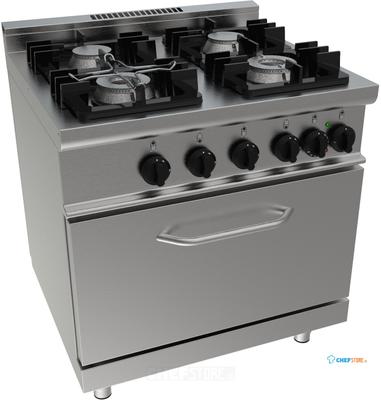 SARO Gasfornuis met Elektrische Oven Model E7/KUPG4LE 1