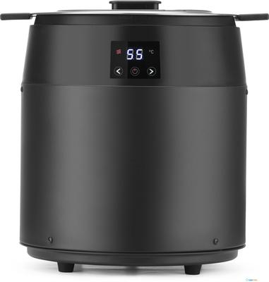 HENDI 860564 Soepketel zonder water, 10L, , 10L, Zwart, 220-240V/450W, Diameter ⌀ 33 cm - Hoogte 39,8 cm