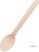 Houten bestek dessertlepel | 17cm | Plastico | CD904