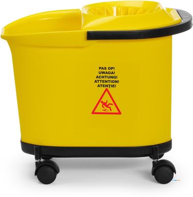 HENDI 873397 Dweilemmer, , 16L, Geel, 405x296x(H)340mm