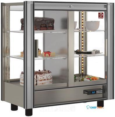 Gekoelde Gastronomie Vitrine Lt. 216 - Doorgeef - Moduleerbaar - Diamond PGN-1/TR-R6 1