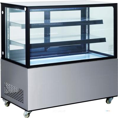 Koelvitrine 410L-121cm(h) | 2 schappen | Wielen | Arktic 233450 1