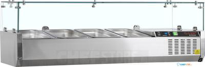 G-Line by TEFCOLD GVC33-120 Koelvitrine GN 1/4