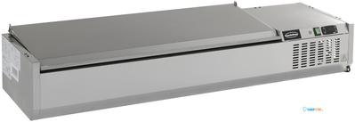Opzetvitrine | RVS Deksel | 5x 1/4 GN | RVS | Combisteel | 7450.0025 1