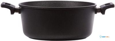 Eurolux Premium Kookpan Ø 20 cm - 12 5 cm Hoog 3 Liter Inclusief Glazen Deksel - EU300-3-SET 1