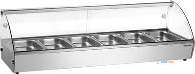 Bartscher Hete Opzetvitrine R6 6 X 1/3 GN - 305059 1