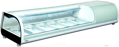 Sushivitrine B=153cm | 6x 1/3 GN | Wit | 62L | Combisteel | 7487.0075 1