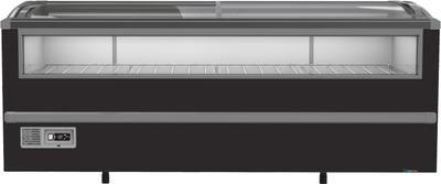Supermarkt Vrieskist Zwart 2125, combisteel 7072.0030 1
