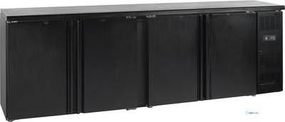 TEFCOLD Refrigerador Backbar de Carga Pesada Con Puertas Macizas - CBC410