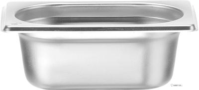 Hendi Gastronormbak 1/9 | 65 mm hoog | RVS Budget Line | 800720 1