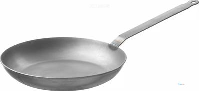 Hendi Koekenpan plaatstaal 280x5 mm= bodem 220 mm Klassiek | diameter 28cm | 628614 1