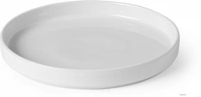 Bord met Hoge Rand Oslo, HENDI, Oslo, Wit, Diameter 20 cm - Hoogte 2,5 cm - 768730 1