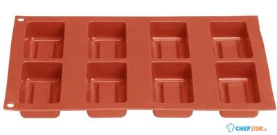 Vogue JA312 Siliconen Vierkante Cakevorm 8 Cup