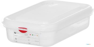 HENDI 873182 Container GN 1/4 polypropyleen, , GN 1/4, 1,8 Liter, Transparant, 265x162x(H)65mm