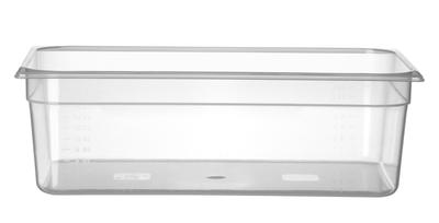 Hendi Gastronormbak 1/1 | 150 mm hoog | PP tranparant | koel/vries | 880012 1