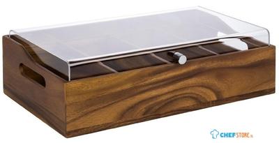 Aps Bestekbak Met Deksel 510x280mm Lichtbruin, APS FT158