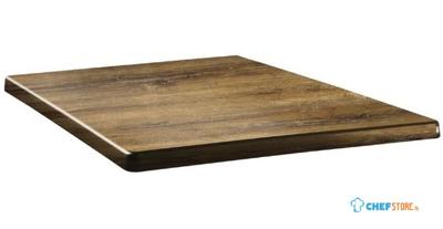 Vierkant tafelblad | Atacama kersenhout | 70cm | Topalit | DR930