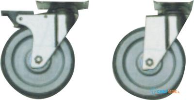 Diamond Set van 4 wielen, 2 met rem | S80/KR2F 1