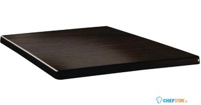 Topalit Classic Line vierkant tafelblad wengé 60cm | DR922