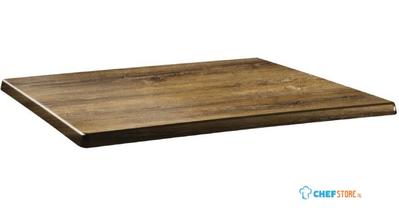 Topalit Classic Line rechthoekig tafelblad Atacama kersenhout 120x80cm | DR934